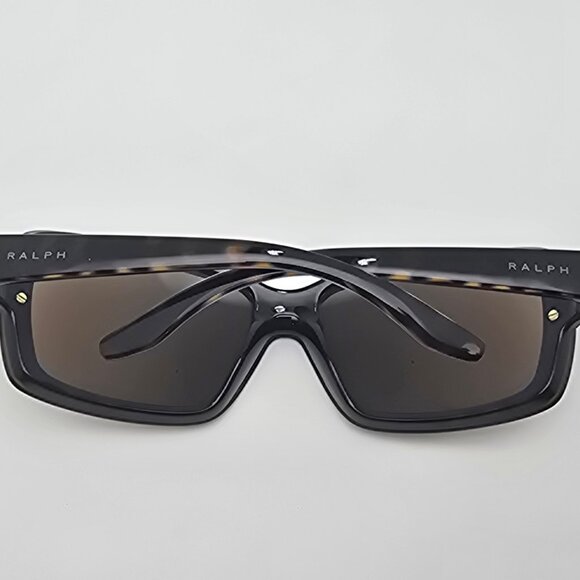 Ralph Lauren RA5019 510/73 Dark Tortoise Frame Brown Lens Shield Sunglasses main image 6